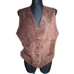 KAMIZELKA MOTOR SKÓRA MATERIAŁ QLINE rozm. 42